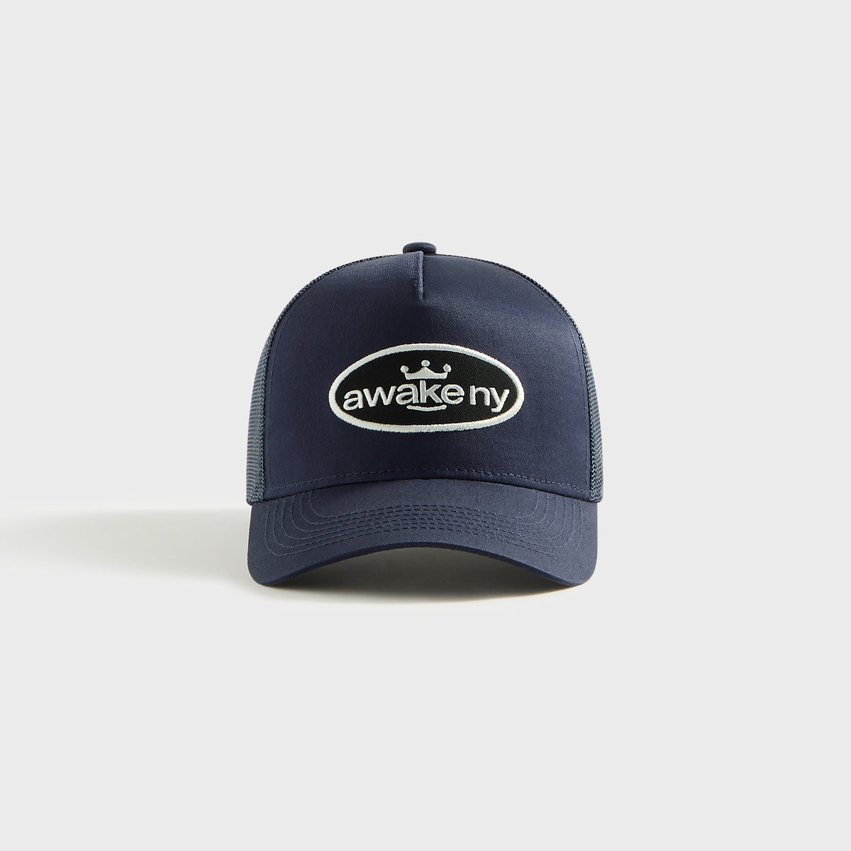 Awake NY King Logo Trucker Cap - Navy