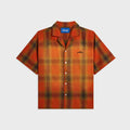 Awake NY Orchard ST Plaid Shirt - Orange