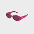 Balenciaga BB0477SA Recycled Acetate Sunglasses - Fuchsia / Violet