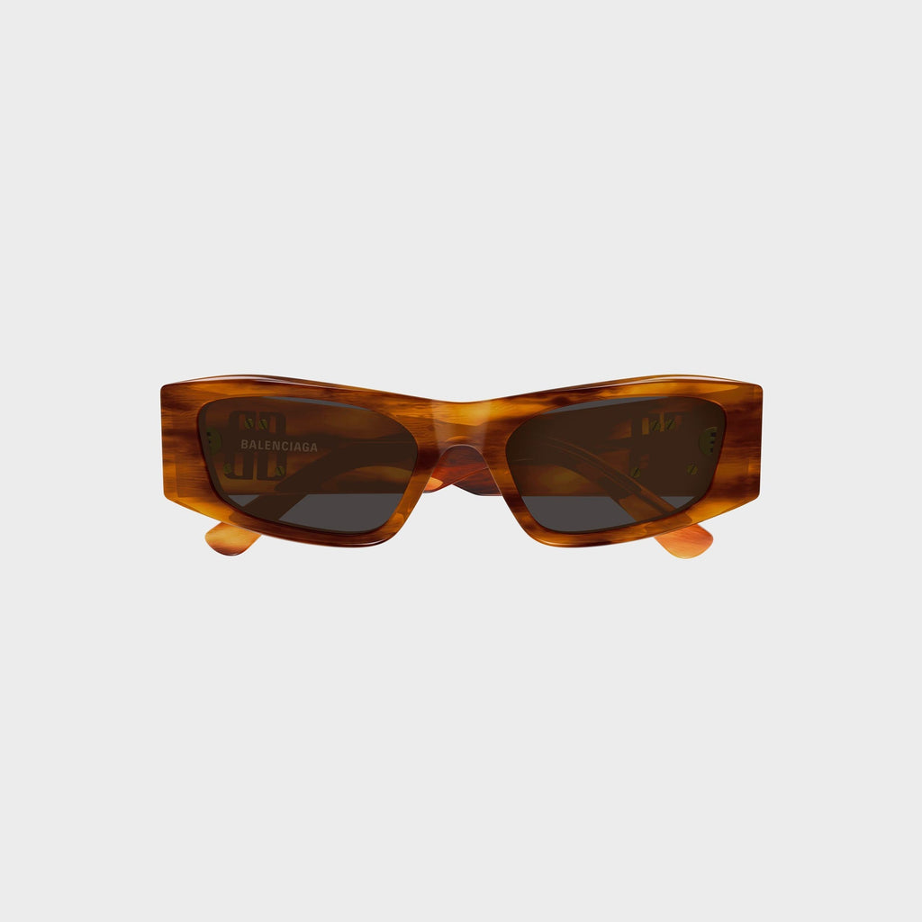 Balenciaga BB0478S Recycled Acetate Sunglasses - Brown / Grey