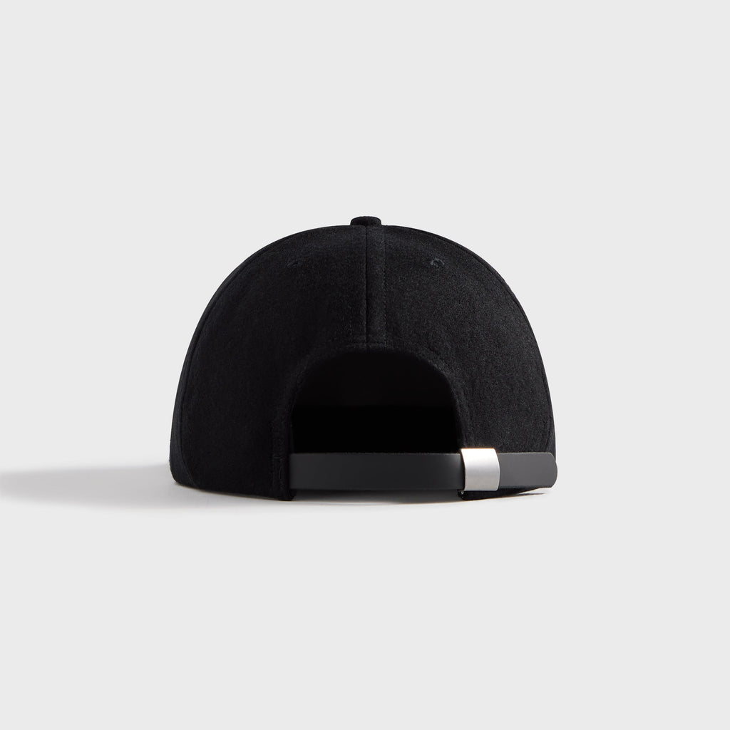 Brain Dead Flannel Logo Head Six Panel Cap - Black