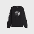 Brain Dead Skull Mech Long Sleeve Tee - Black