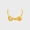 Bond Eye Gracie Balconette Top - Yellow Stripe