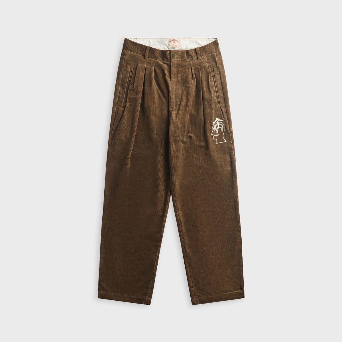 Brain Dead x Brooks Brothers California Pleated Trouser - Brown