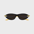 Bottega Veneta BV Metal Frames 90S - Gold