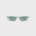 Bottega Veneta Bombe Cat-Eye Sunglasses - Green