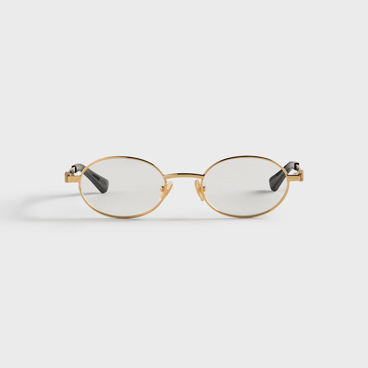 Bottega Veneta BV1470S Metal Sunglasses - Gold / Transparent