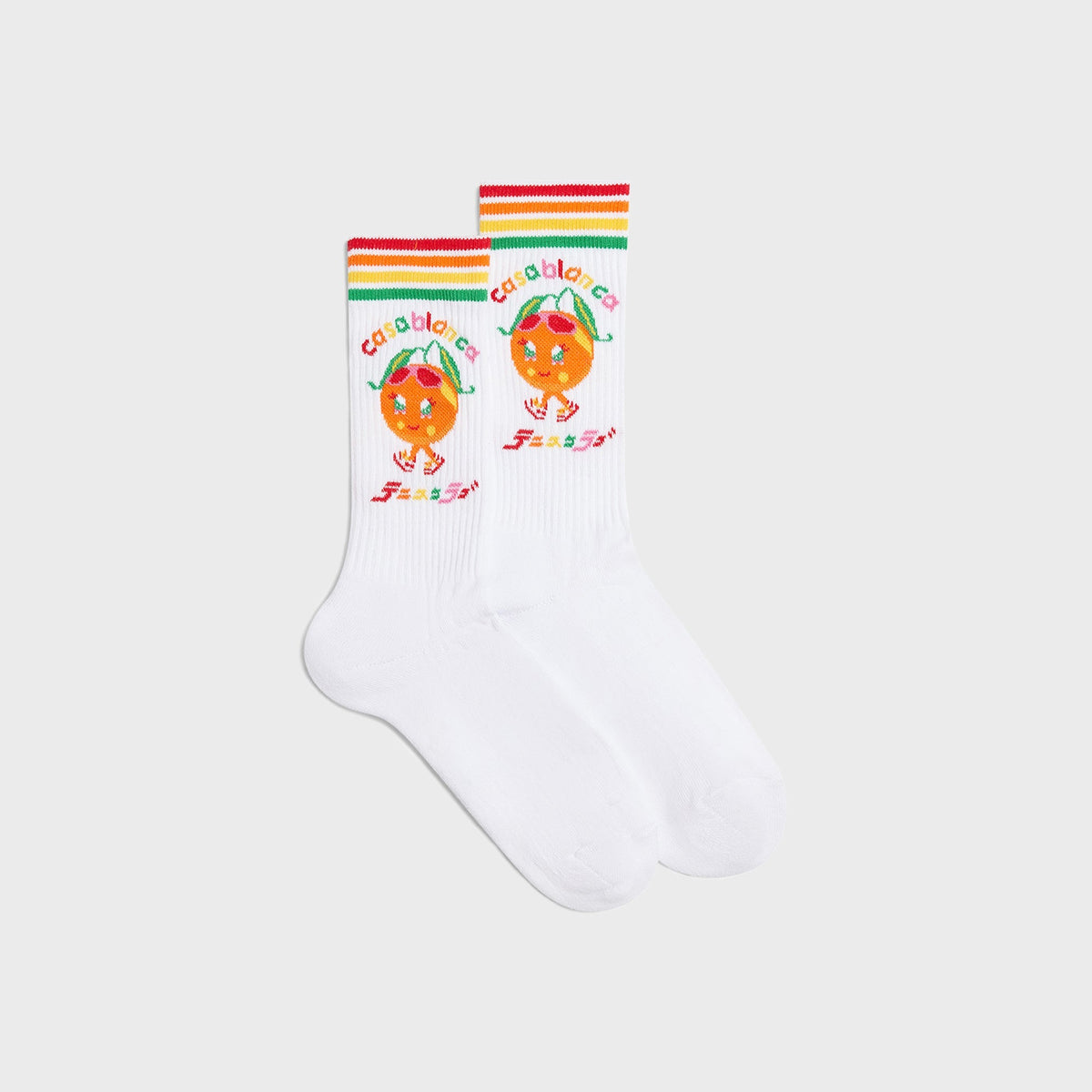 Casablanca Kawaii Sports Socks - Orange
