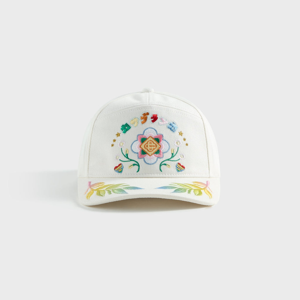 Casablanca Seasonal Gradient Laurel Cap - White