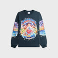 Casablanca Eveil Ancestral Washed Long Sleeve Tee - Washed Ark Navy