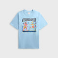 Casablanca Egyptian Tennis Match Short Sleeve Tee - Blue