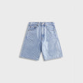 Casablanca Denim Hotfix Short - Mid Wash