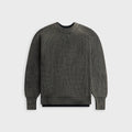 CDG Homme Ribbed Crew Sweater - Black