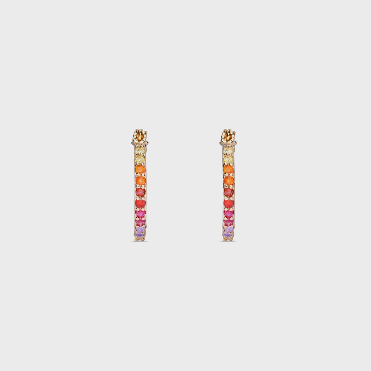 Crystal Haze Serena Small Hoops - Multi