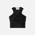 Coperni Flower Top - Black
