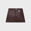 Courrèges ReEdition Vinyl Mini Skirt - Burnt Red