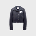 Courrèges ReEdition Vinyl Jacket - Navy
