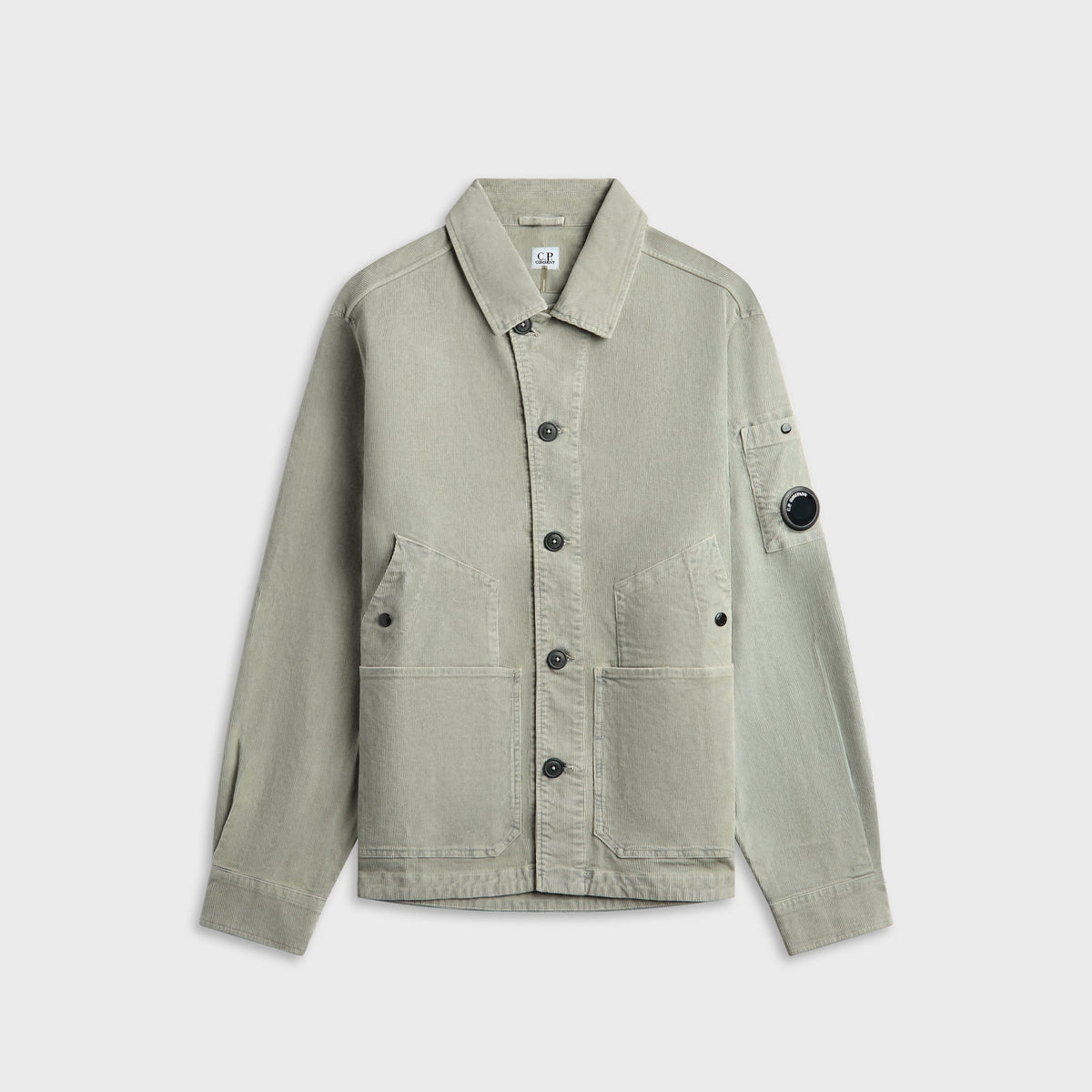 C.P Company Corduroy Button Lens Blazer - Flint Grey