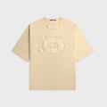 C.P. Company 20/1 Jersey Short Sleeve Boxy Logo Tee - Frozen Dew