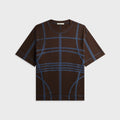 Craig Green Flatlock Short Sleeve Tee - Brown / Navy
