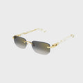 Cartier Decor C Sunglasses - Gold / Black / Grey