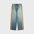 NAHMIAS Sunfade Denim Track Pant - Medium Indigo Wash