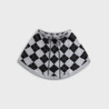GUIZIO Sweet Argyle Skirt - Heather Grey