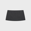 GUIZIO Lillian Mini Skirt - Grey Pinestripe