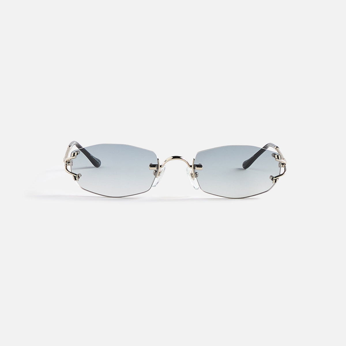 Vintage Frames Aspen Drill Mount 24KT White Gold - Silver