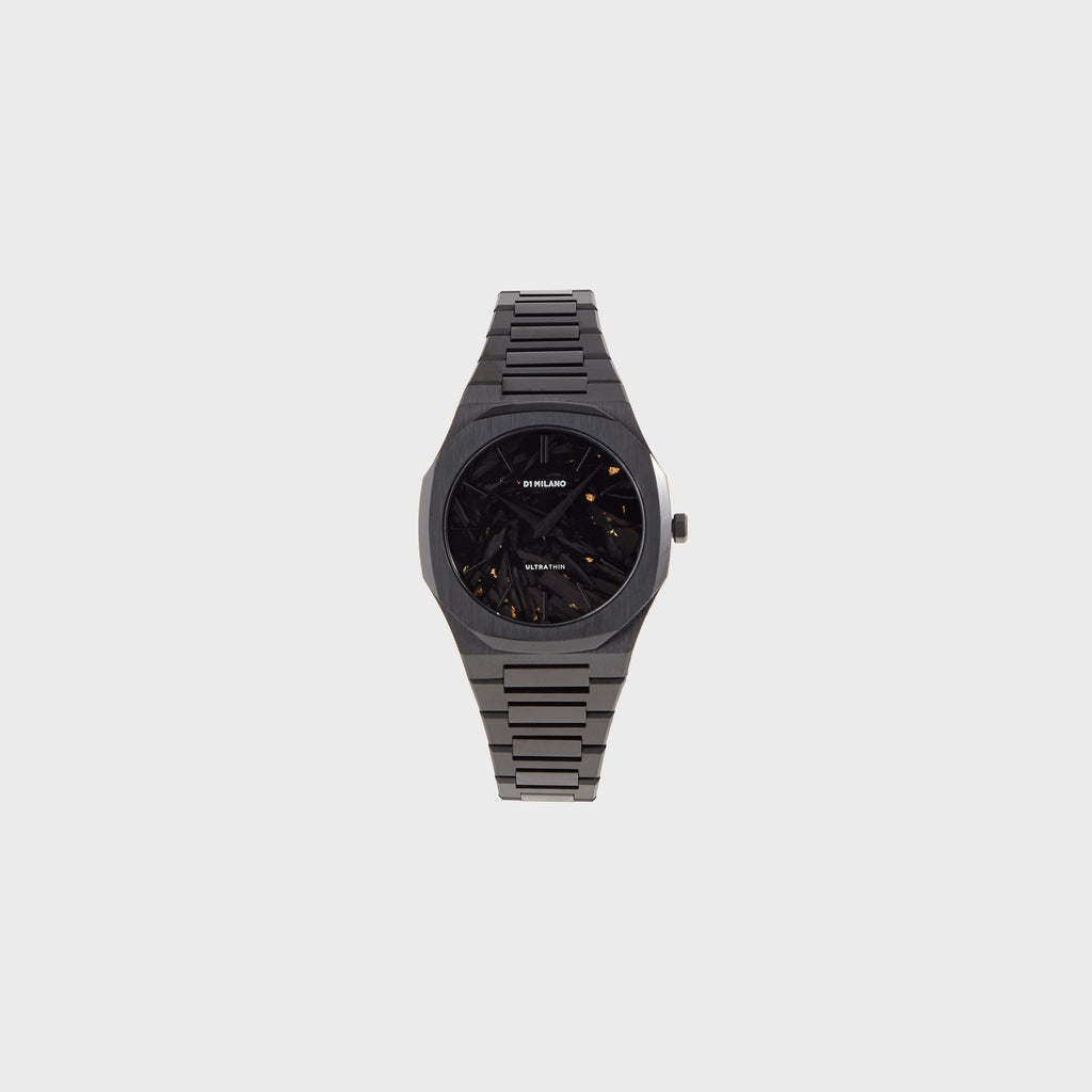 D1 Milano Ultra Thin Watch 40MM - Black DLC