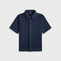 Daily Paper Lace Shield Shirt - Martime Blue
