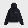 Daily Paper Boxy Zip Up Hoodie - Black