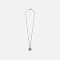 Emanuele Bicocchi Lily Coin Pendant Necklace Large - Silver