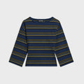 EB Denim Douglas Top - Navy Moss Stripe