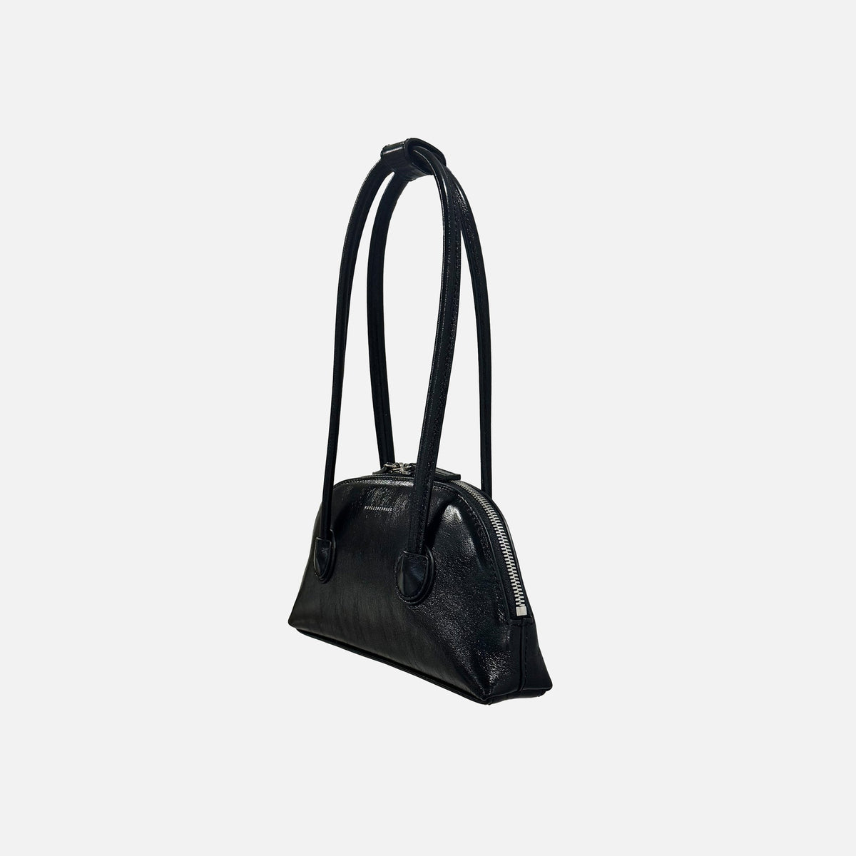 MARGESHERWOOD Bessette Shoulder Bag - Glossy Black