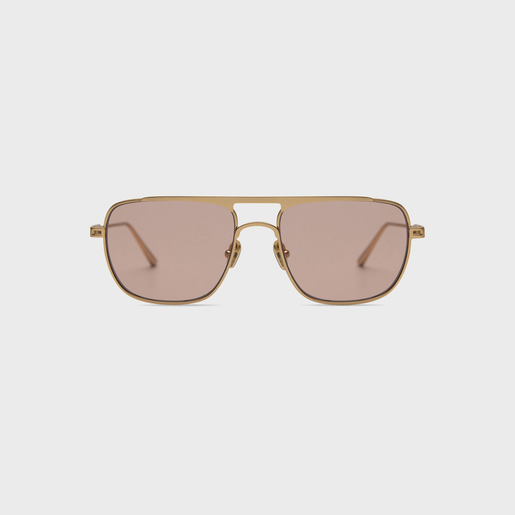 Elisa Johnson Jane Sunglasses - Gold / Amber