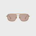 Elisa Johnson Jane Sunglasses - Gold / Amber