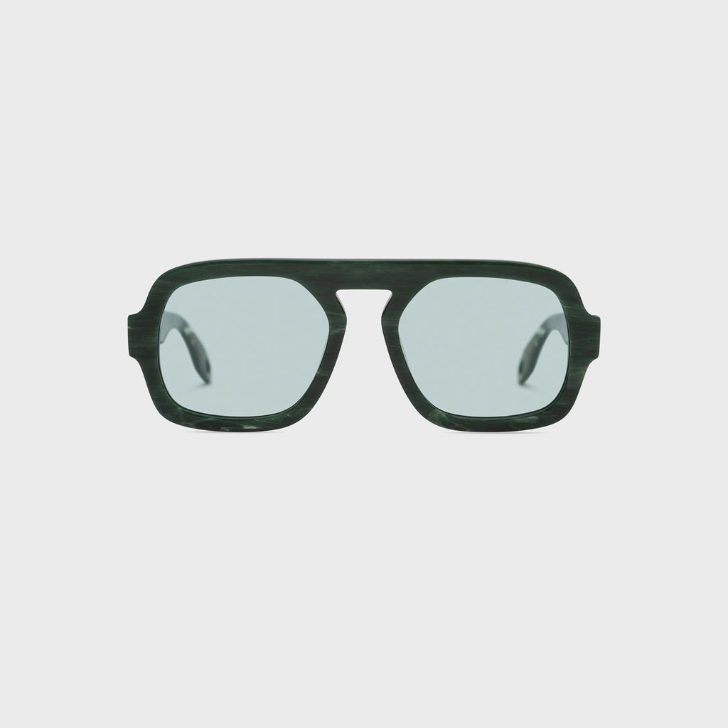 Elisa Johnson Jane Sunglasses - Green Tortoise