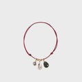 Eliou Drift Necklace - Burgundy