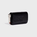 Edie Parker Burn Clutch - Patent Black Croc