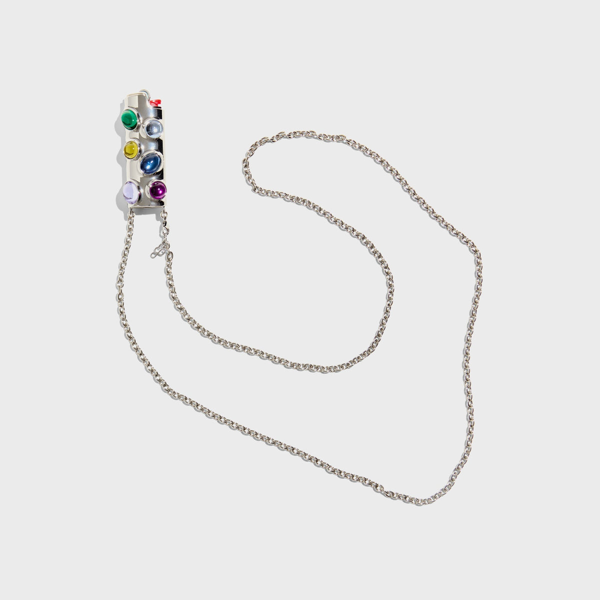 Edie Parker Gemstoned Crossbody Lighter Case - Jewel Tone