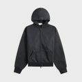 Essentials Classic Fit Fleece Zip-Up Hoodie - Jet Black