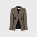 Entire Studios Axis Blazer - Hounds Tooth