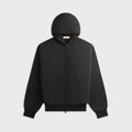 Essentials Classic Zip-Up Hoodie - Vintage Black / White