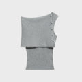 GUIZIO Martina Sweater - Heather Grey