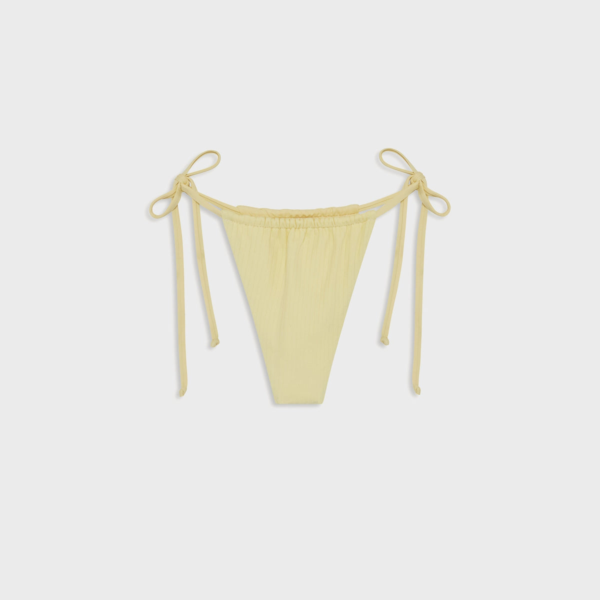 Frankies Bikinis Tia Ribbed Bottom - Lilkoi Butter