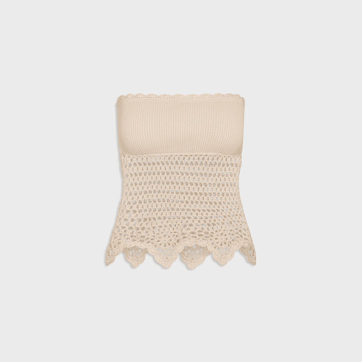 Frankies Bikinis Star Crochet Tube Top - Summer Crochet