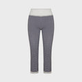 Frankies Bikinis Nikki Gingham Capri Pant - Midnight Wishes