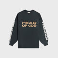 Fear of God Relaxed Long Sleeve "Fear of God" Tee - Black