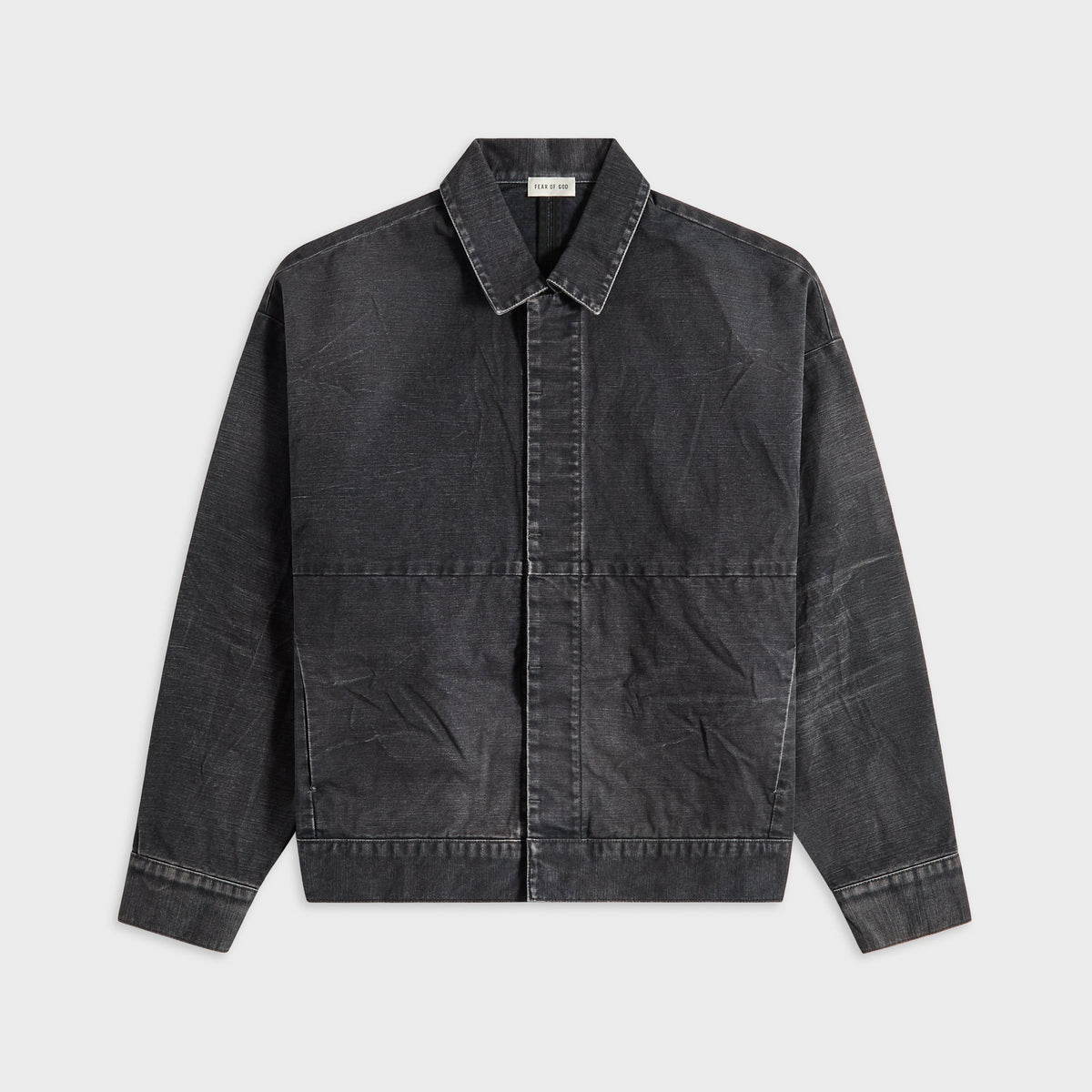 Fear of God Canvas Utility Jacket - Washed Black
